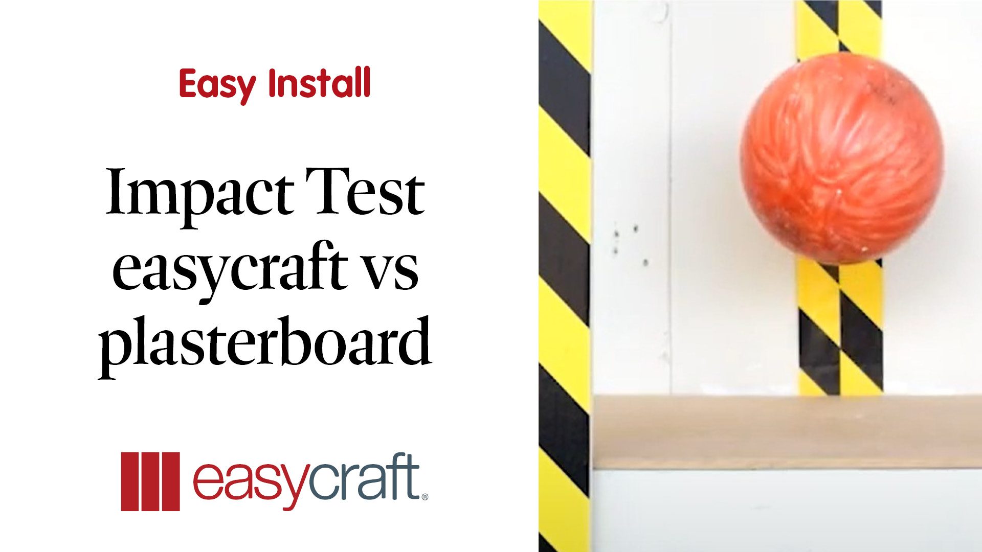 Impact Test - easycraft vs Plasterboard