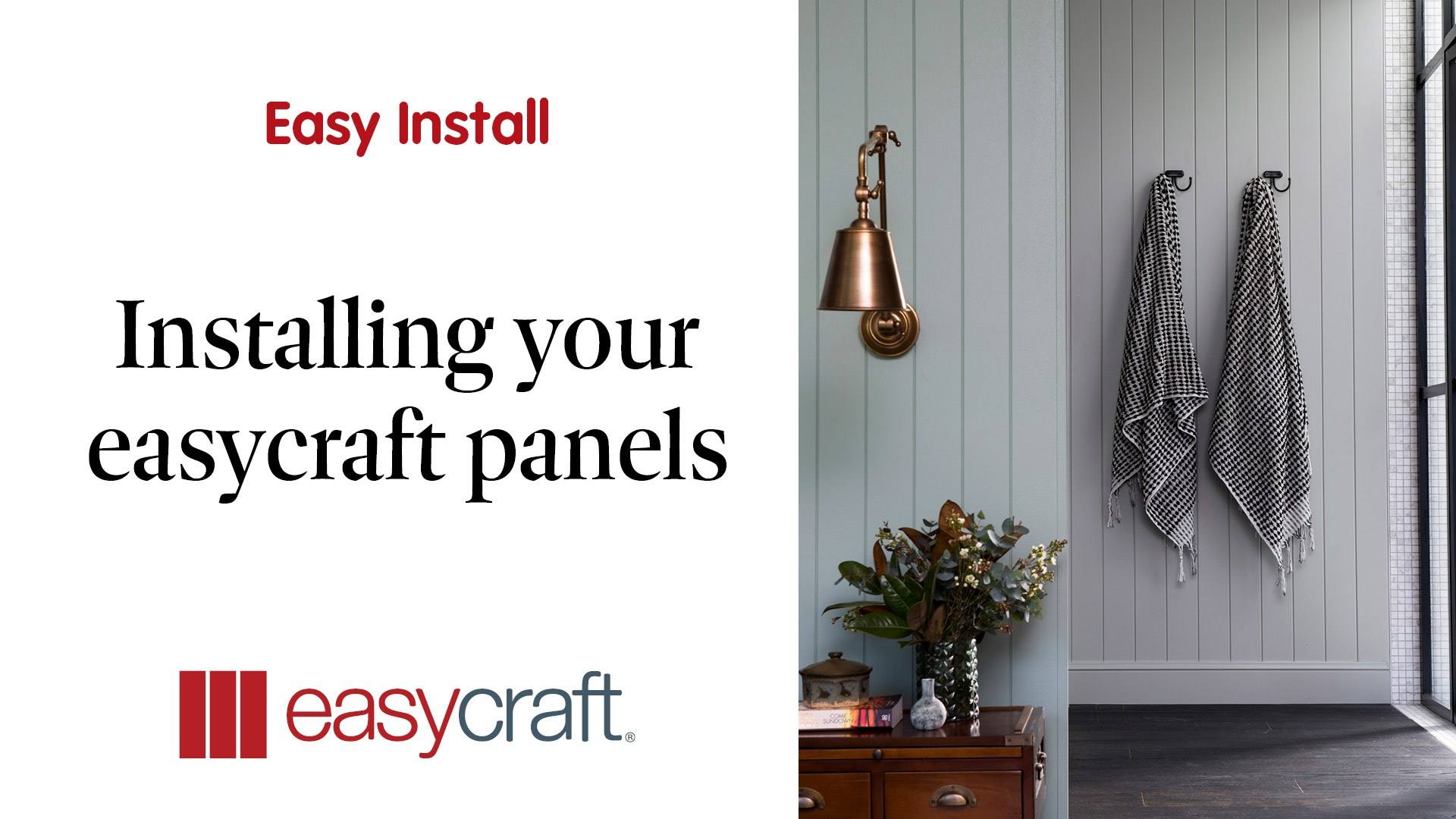 Installing Your Easycraft Panels